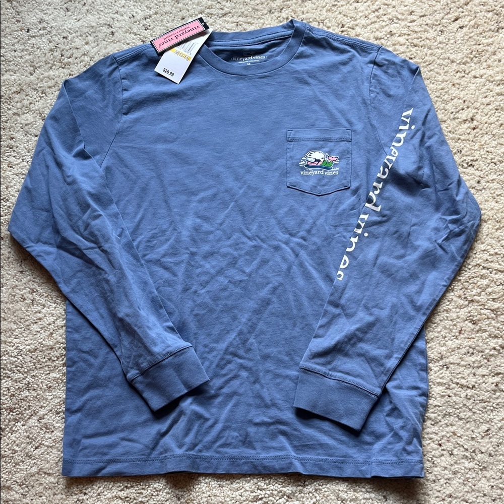 Vineyard Vines Slate Blue Crewneck Tee
